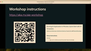 Running AI Application in Minutes w/ AI Templates: Gabriela de Queiroz, Pamela Fox, Harald Kirschner