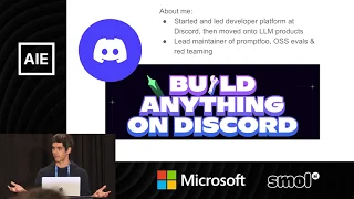 Iterating on LLM apps at scale Learnings from Discord: Ian Webster