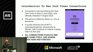 New York Times' Connections: A Case Study on NLP in Word Games — Shafik Quoraishee, NYT Games