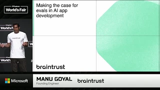 Why should anyone care about Evals? — Manu Goyal, Braintrust