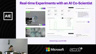 Real-time Experiments with an AI Co-Scientist - Stefania Druga, fmr. Google Deepmind