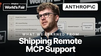 Remote MCPs: What we learned from shipping — John Welsh, Anthropic
