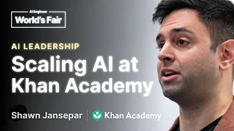 Scaling AI in Education: A Khanmigo case study: Shawn Jansepar