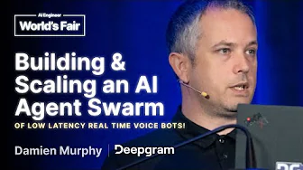 Building and Scaling an AI Agent Swarm of low latency real time voice bots: Damien Murphy