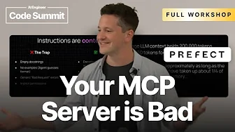 Your MCP Server is Bad (and you should feel bad) - Jeremiah Lowin, Prefect