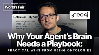 Why Your Agent’s Brain Needs a Playbook: Practical Wins from Using Ontologies - Jesús Barrasa, Neo4j
