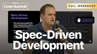 Spec-Driven Development: Agentic Coding at FAANG Scale and Quality — Al Harris, Amazon Kiro