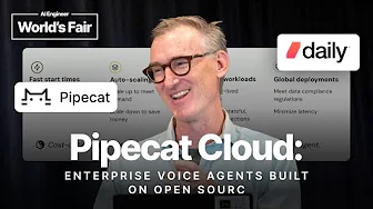 Pipecat Cloud: Enterprise Voice Agents Built On Open Source - Kwindla Hultman Kramer, Daily