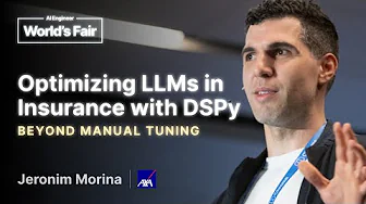 Optimizing LLMs in Insurance with DSPy: Jeronim Morina