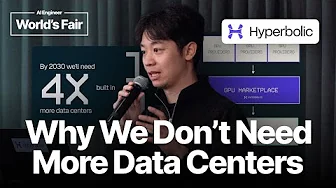 Why We Don’t Need More Data Centers - Dr. Jasper Zhang, Hyperbolic