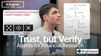 Trust, but Verify: Knowledge Agents for Finance Workflows - Mike Conover