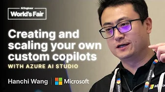 Creating and scaling your own custom copilots with Azure AI Studio: Hanchi Wang