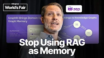 Stop Using RAG as Memory — Daniel Chalef, Zep