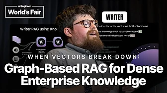 When Vectors Break Down: Graph-Based RAG for Dense Enterprise Knowledge - Sam Julien, Writer