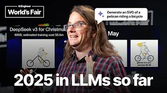 2025 in LLMs so far, illustrated by Pelicans on Bicycles — Simon Willison