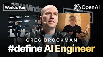 #define AI Engineer - Greg Brockman, OpenAI (ft. Jensen Huang)