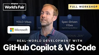 Real World Development with GitHub Copilot and VS Code — Harald Kirschner, Christopher Harrison