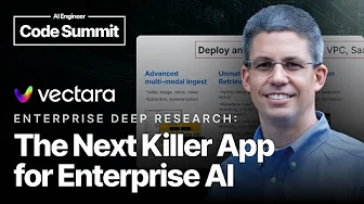 Enterprise Deep Research: The Next Killer App for Enterprise AI — Ofer Mendelevitch, Vectara