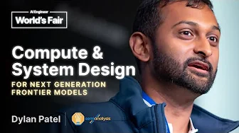 System Design for Next-Gen Frontier Models — Dylan Patel, SemiAnalysis