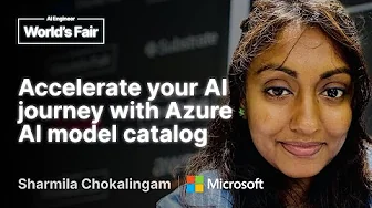 Accelerate your AI journey with Azure AI model catalog: Sharmila Chokalingam