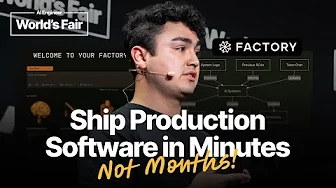 Ship Production Software in Minutes, Not Months — Eno Reyes, Factory