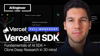 Vercel AI SDK Masterclass: From Fundamentals to Deep Research