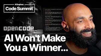 AI changes *Nothing* — Dax Raad, OpenCode