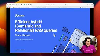 Building efficient hybrid context query for LLM grounding: Simrat Hanspal