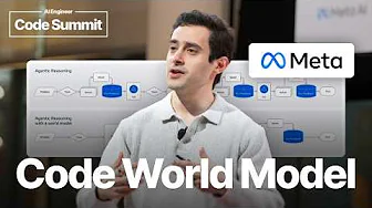 Code World Model: Building World Models for Computation – Jacob Kahn, FAIR Meta
