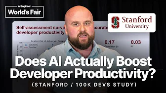Does AI Actually Boost Developer Productivity? (100k Devs Study) - Yegor Denisov-Blanch, Stanford