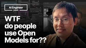 WTF do people use Open Models for??