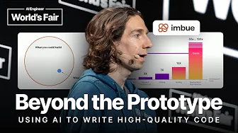 Beyond the Prototype: Using AI to Write High-Quality Code - Josh Albrecht, Imbue