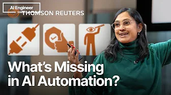 The missing pieces of workflow automation — Shirsha Chaudhuri, Thomson Reuters Labs