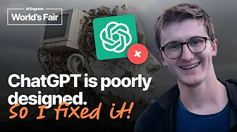 ChatGPT is poorly designed. So I fixed it